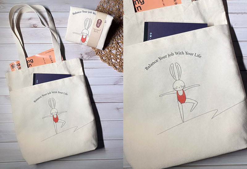 無染 雙層環保帆布包-平衡工作與生活 無染 雙層環保帆布包-平衡工作與生活