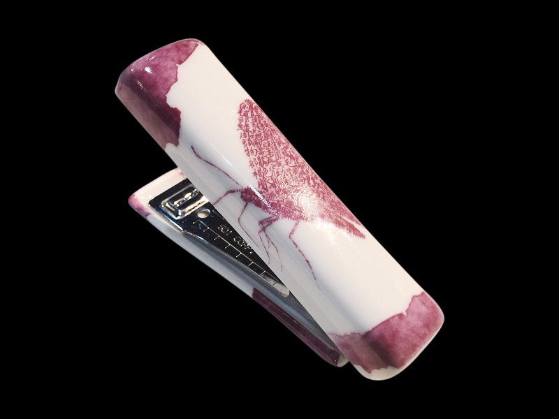 台灣寬尾鳳蝶陶瓷釘書機 台灣寬尾鳳蝶陶瓷釘書機