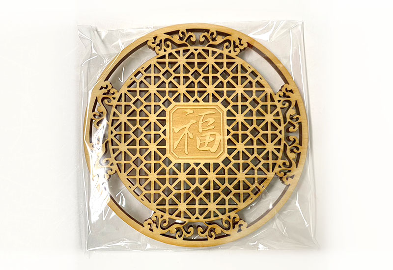 吉祥雕刻杯墊-和風 吉祥雕刻杯墊-和風