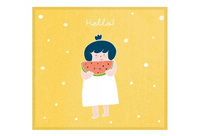 BYC印花萬用布 kerkerland(Hello!) BYC印花萬用布 kerkerland(Hello!)