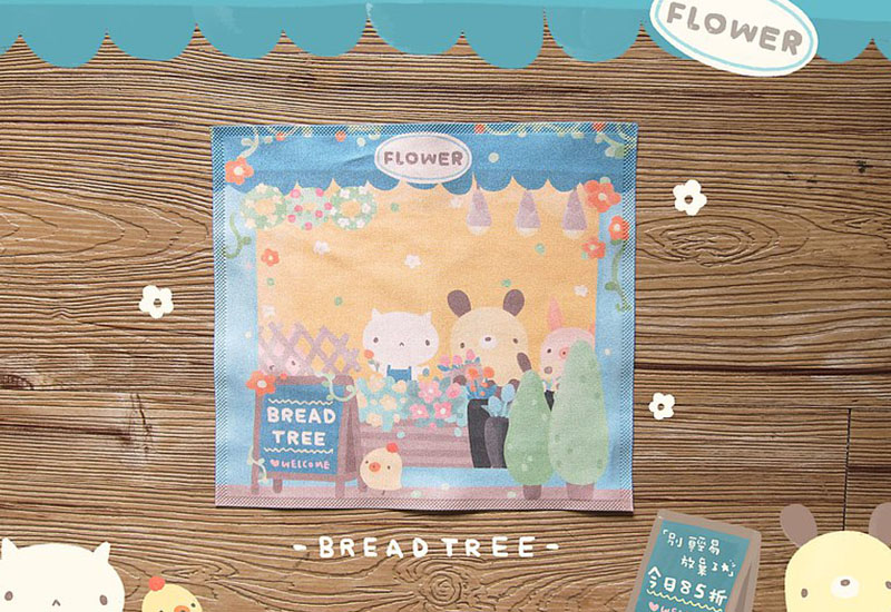 BYC印花萬用布  麵包樹(flower)