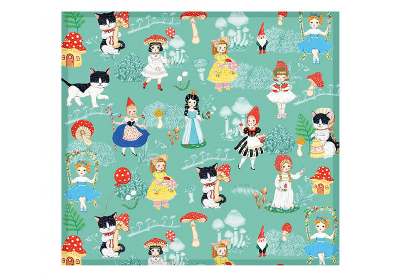 BYC印花萬用布 Only Two(蘑菇) BYC印花萬用布 Only Two(蘑菇)