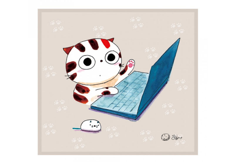 BYC印花萬用布 貓小P(小肥糖貓很忙) BYC印花萬用布 貓小P(小肥糖貓很忙)