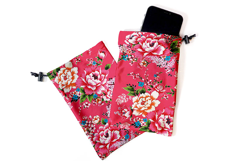 萬用袋-客家花布(牡丹粉) 萬用袋-客家花布(牡丹粉)