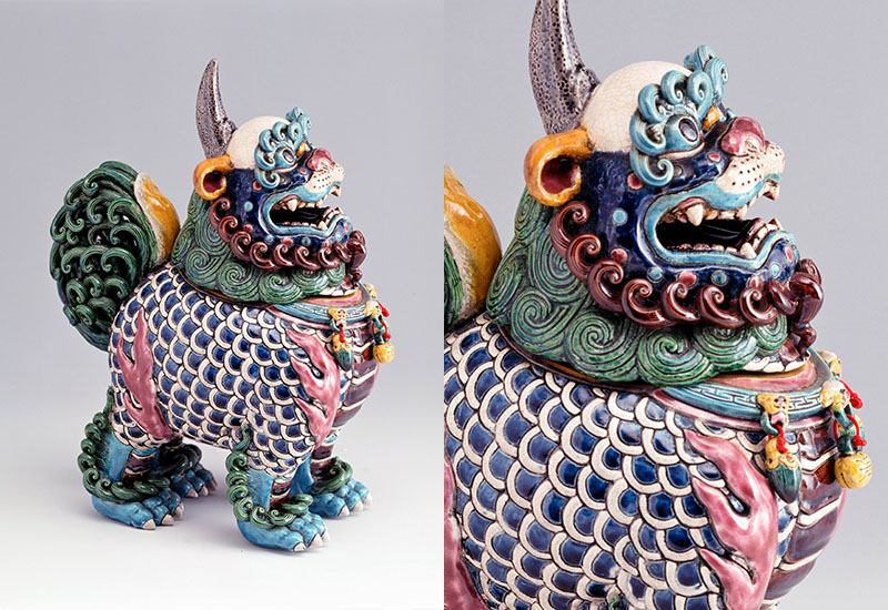 呂勝南 NA -0702 立式小角端(含木座) 呂勝南 NA -0702 立式小角端(含木座)
