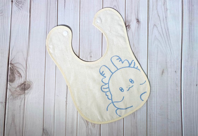 無染 大圍兜-龍金好-淺藍 無染 大圍兜-龍金好-淺藍