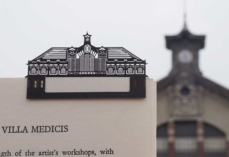 麥麥藏寶圖-臺中車站 紙雕書籤 麥麥藏寶圖-臺中車站 紙雕書籤