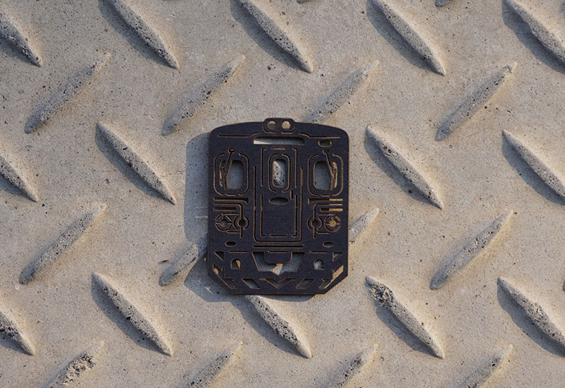 麥麥藏寶圖-電聯車 紙雕書籤