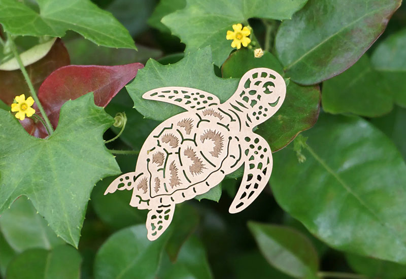 麥麥動物園-綠蠵龜 紙雕書籤 麥麥動物園-綠蠵龜 紙雕書籤