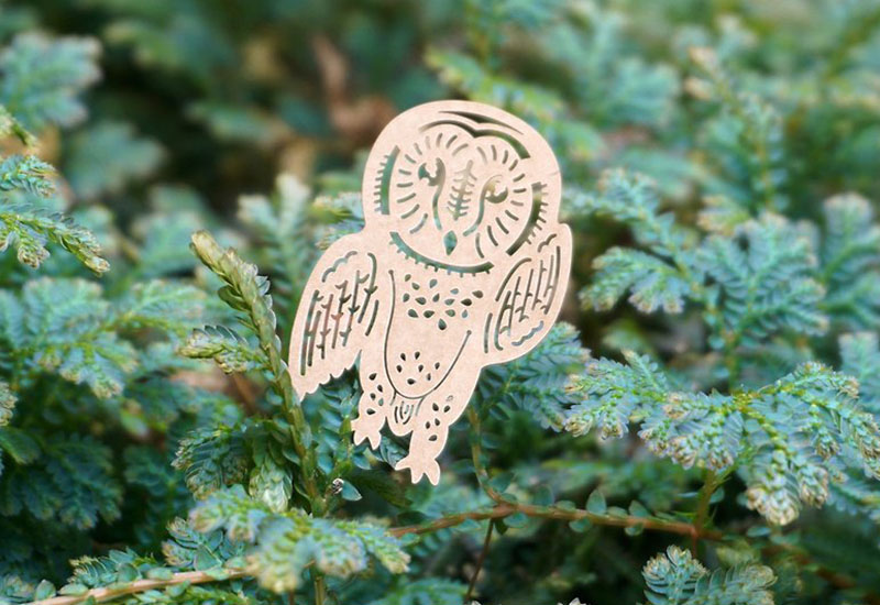 麥麥動物園-草鴞 紙雕書籤