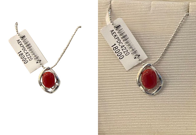 蘇澳珊瑚 珊瑚戒面18K墜子 項鍊墜 AEKPDC4220 蘇澳珊瑚 珊瑚戒面18K墜子 項鍊墜 AEKPDC4220