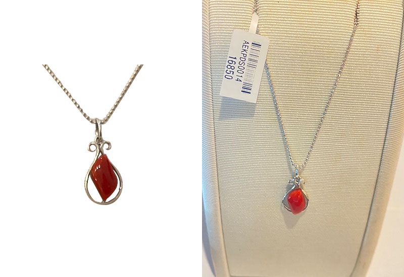 蘇澳珊瑚 珊瑚S形18K金墜子 項鍊墜 AEKPDS0014 蘇澳珊瑚 珊瑚S形18K金墜子 項鍊墜 AEKPDS0014