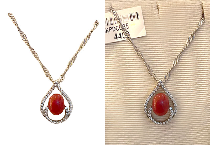 珊瑚戒面墜子_SSKPDC0354 珊瑚戒面墜子_SSKPDC0354