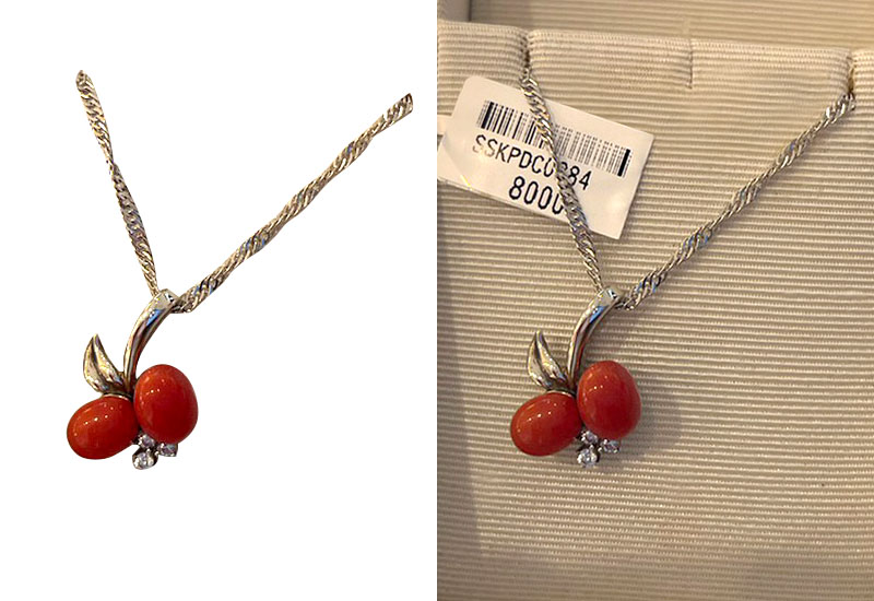 珊瑚戒面墜子_SSKPDC0384 珊瑚戒面墜子_SSKPDC0384