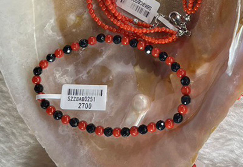 珊瑚圓珠東菱玉手珠_SZZBAB0251 珊瑚圓珠東菱玉手珠_SZZBAB0251