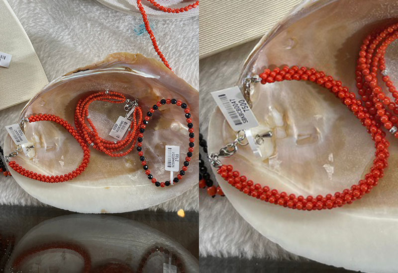 珊瑚圓珠編織錐型手鍊_SBKBCB0047 珊瑚圓珠編織錐型手鍊_SBKBCB0047