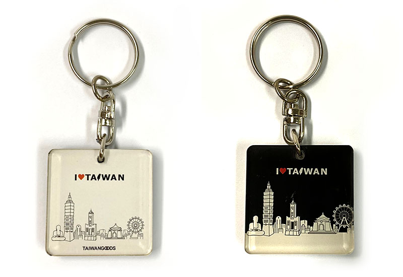 印象台灣 壓克力鑰匙圈 印象台灣 壓克力鑰匙圈