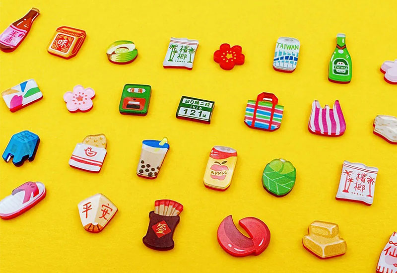 台灣文化耳環耳夾別針(多款可選)