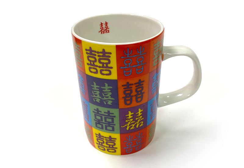 開門見囍 囍字馬克杯-普普風 開門見囍 囍字馬克杯-普普風