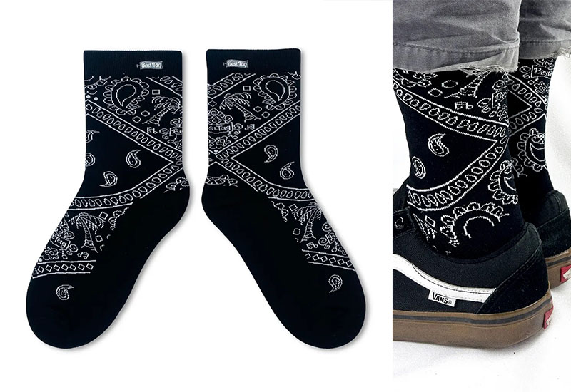 變形蟲-黑 厚襪款(2種尺寸)  變形蟲-黑 厚襪款(2種尺寸)