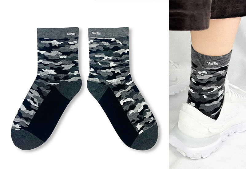 迷彩-灰 厚襪款(2種尺寸)  迷彩-灰 厚襪款(2種尺寸)