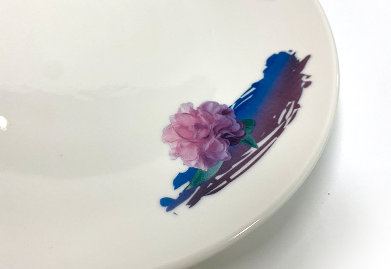 T52-3D藍鵲碗盤組(6碗6盤)