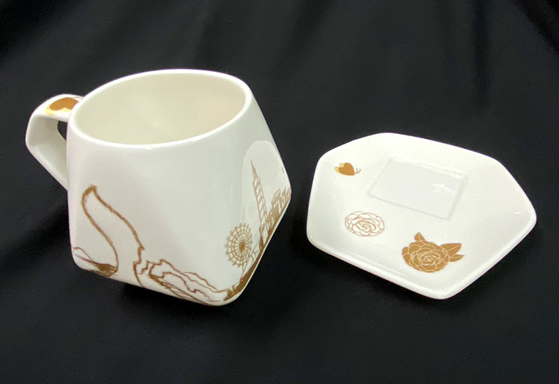 傑作陶 風華台灣天燈咖啡杯盤組 coffee cups