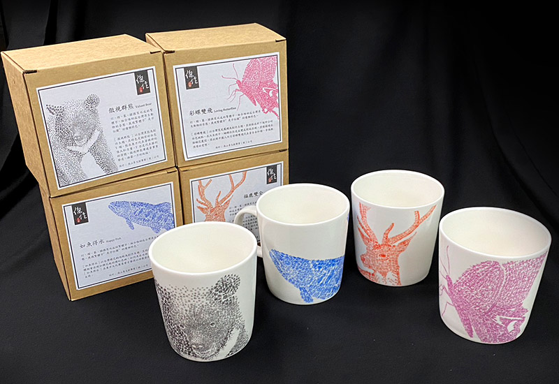 傑作陶 動物馬克杯