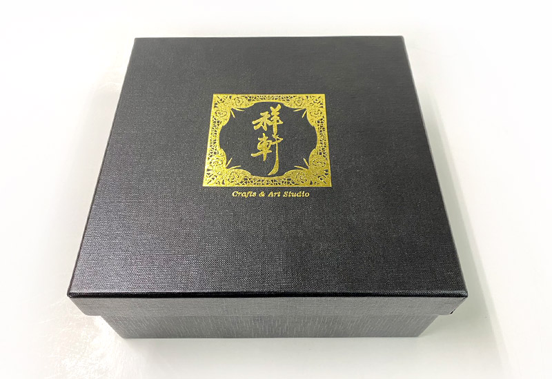 祥軒窯 四季鎏金盤-紅夏  鶯歌燒