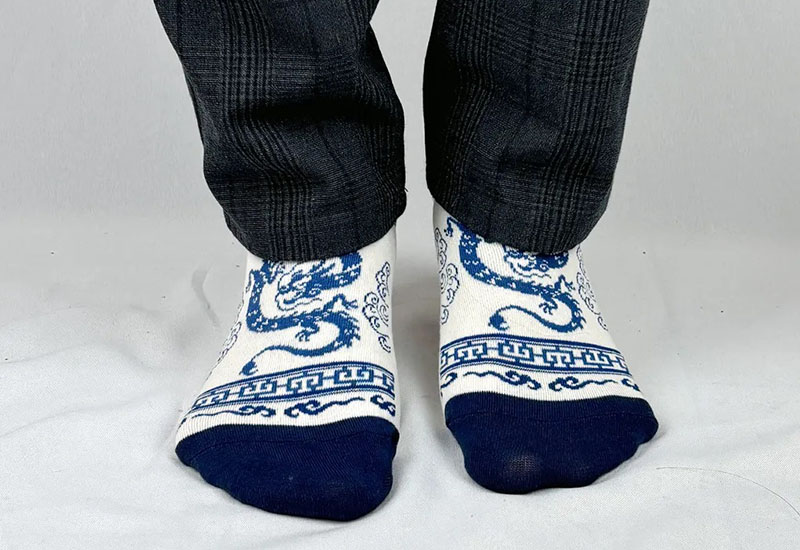 青花瓷襪