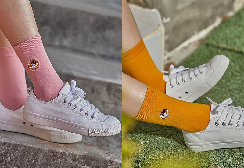 木森好襪 台灣美食襪-爌肉飯(3色) 刺繡款 微笑台灣MIT認證  台灣小吃襪子