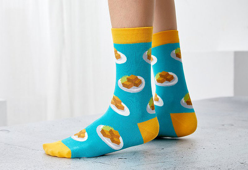 台灣美食針織襪-臭豆腐(2.1版)