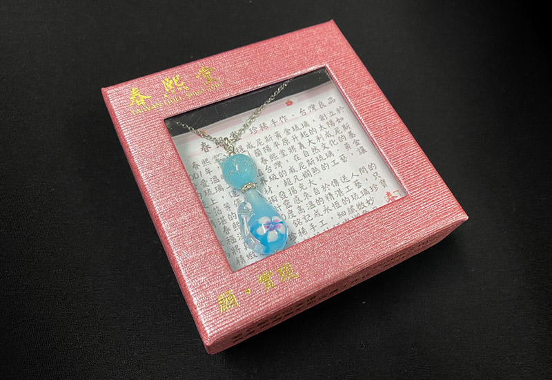 琉璃項鍊-櫻花貓咪