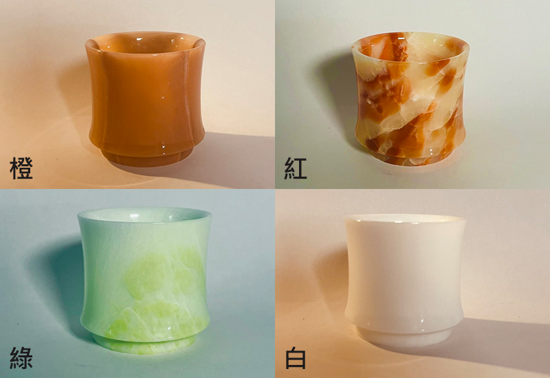 大藝石代Artfinity 昇爵 玉石竹節杯(多色) 竹節酒杯