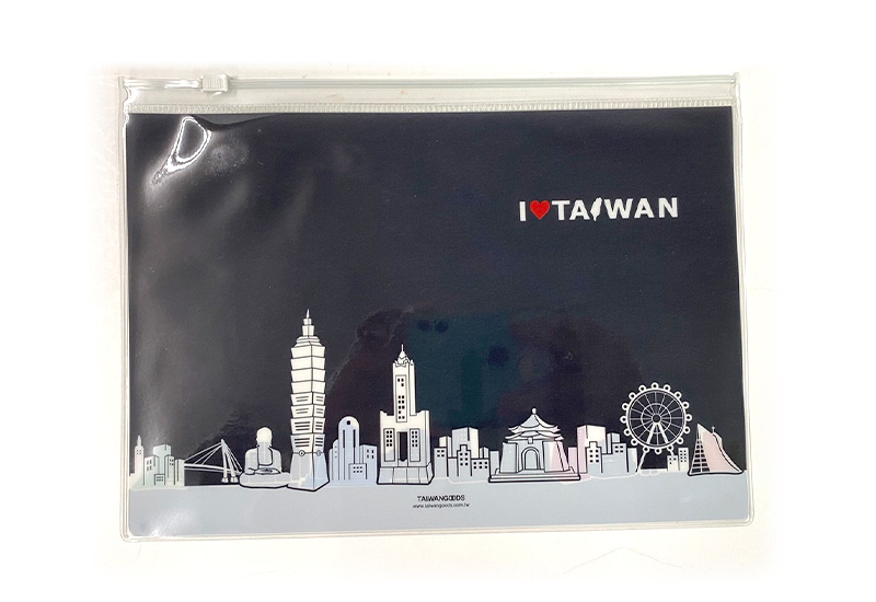 印象台灣夾鍊袋 文具 收納袋 半透明收納 Zipper bag