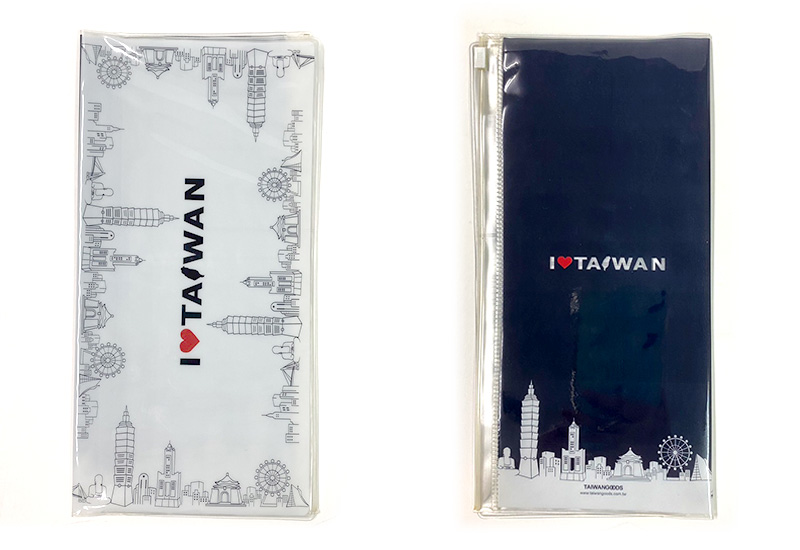 印象台灣 防水護照套(大)-白色款 passport cover