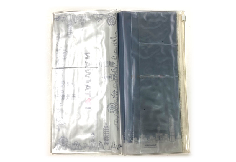 印象台灣 防水護照套(大)-白色款 passport cover