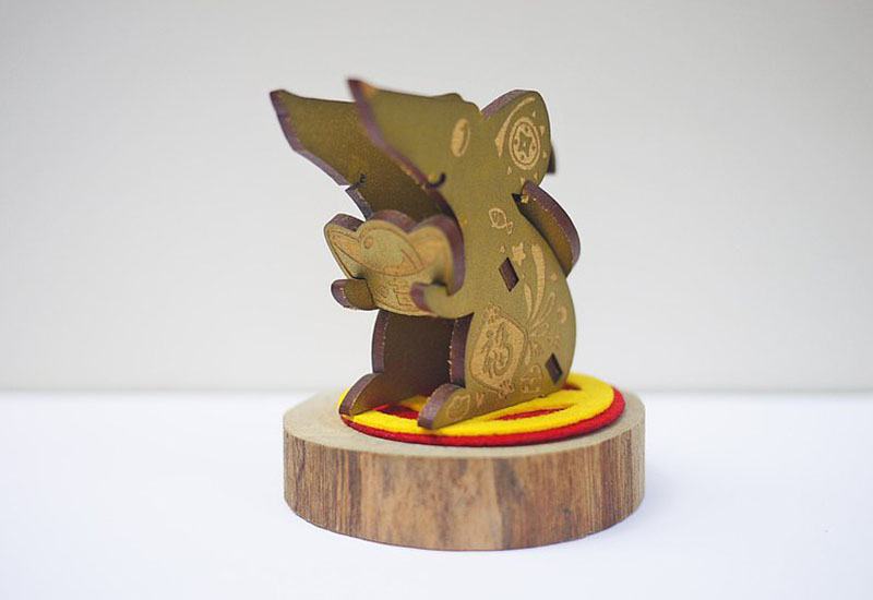 攸Ubook 立體卡片-鼠來寶