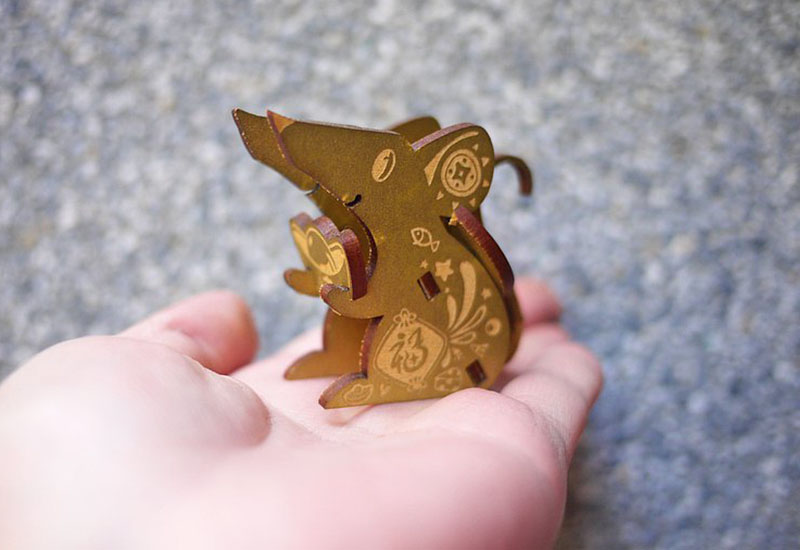 攸Ubook 立體卡片-鼠來寶