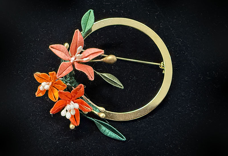 花好月圓滿福胸針/領巾釦雙用 花好月圓滿福胸針/領巾釦雙用