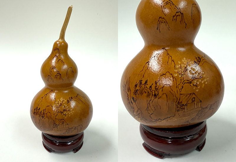 龔一舫 彫烙小葫蘆(圖案隨機) 龔一舫 彫烙小葫蘆(圖案隨機)