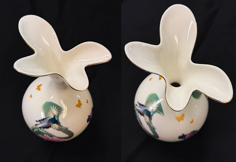 V37-3D立體藍鵲蝶舞天球瓶 V37-3D立體藍鵲蝶舞天球瓶