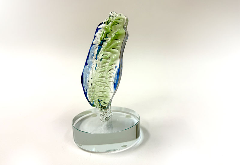 台灣-藍 玻璃擺飾