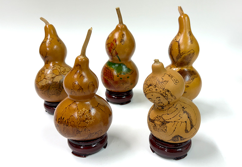 龔一舫 彫烙小葫蘆(圖案隨機) 龔一舫 彫烙小葫蘆(圖案隨機)