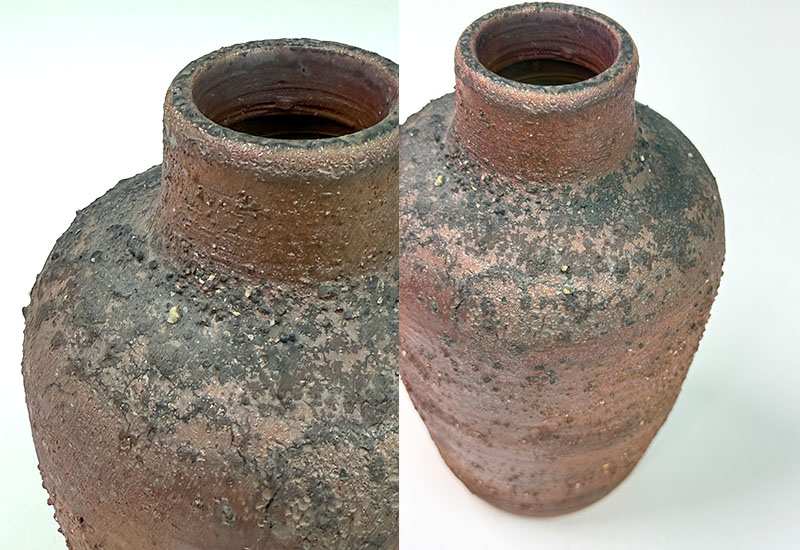 嶺上藏岩 柴燒梅瓶